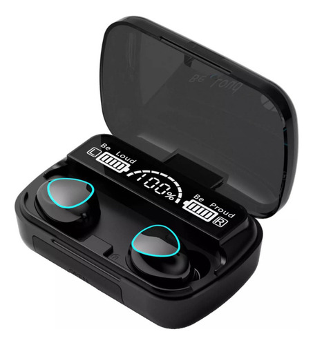 Audifono In Ear Tactil Bowmann Tws Bluetooth Bw-m10 Color Negro