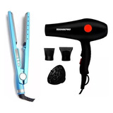 Kit Planchita Babyliss Digital 2091 + Secador Teknikpro 