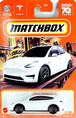Matchbox Mattel Tesla 70 Aniversario 89/100 Model Y 1/64