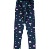 Calça Legging Menina Moletom Flanelado Infantil Estampada