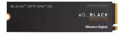 Ssd Western Digital Wd Black Sn770 1 Tb Leitura 5150 Mbps Gravação 4900 Mbps Wds100t3x0e