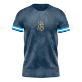 Camiseta Argentina Afa 3 Estrellas Azul Talle Especial