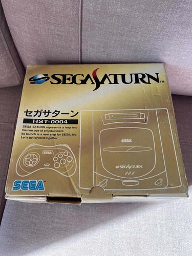Console Sega Saturn Completo Com Jogo De Brinde