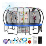 Lyromix Trampolin De Calabaza Mejorado De 15 Pies Para Ninos