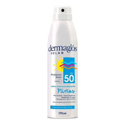 Protector Solar Dermaglos® F50+ Niños | 170ml | MercadoLibre