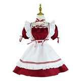 Traje Vestido Maid Cosplay Lolita Lindo Ropa De Mucama