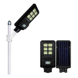 Lampara Led 90w Panel Solar Alumbrado Publico Control Remoto