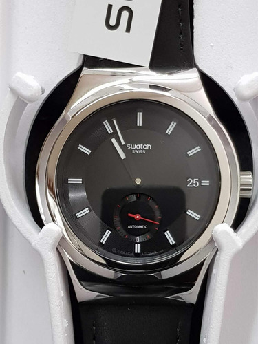 Reloj Swatch Petite Seconde Black Automatico Semi Nuevo