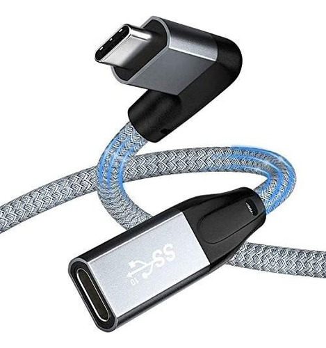 Cable De Extensión Usb C Usebean, En Ángulo Recto, 4k