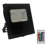 Refletor Holofote Led Rgb 30w Ip66 Bivolt Colorido Cor Da Luz Rgb Multicolorido Cor Da Carcaça Preto Voltagem 110v/220v (bivolt