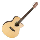 Violão Giannini Gsf-3 Ceq Jumbo Eletrico Natural Fosco