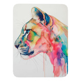 Mouse Pad León Arte De Animales - 17cm X 21cm D31