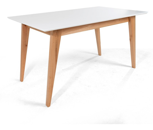 Mesa Comedor 120 Escandinava Nordica Madera Laqueada Paraíso