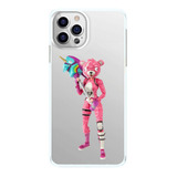 Capinha Ursinha Rosa Fortnite Ursa Capa De Celular