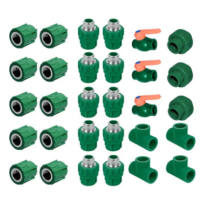 10 Conector Macho 10 Hembra, Valvulas, Tuercas Union Ppr 1\u002F2 | Envío gratis