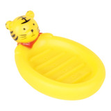 Jabonera Baño Organizador De Mesa Infantil Niños Forma Tigre