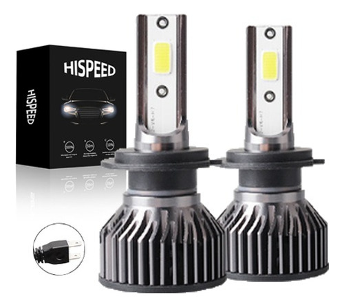 Hispeed® Kit Focos Led Chips H7 9007 25000lm 7000k
