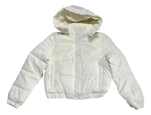 Campera Puffer Mujer Metalizada Inflable Con Piel Yd Importa