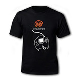 Polera Negra Hombre - Sega Dreamcast + Control Sega Dreamcas