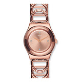 Reloj Swatch Djane Ylg126g Mujer Rose Acero Suizo Nuevo