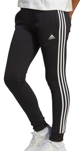 Pantalón adidas Moda Essentials 3 Stripes Ft Mujer Ng Bl