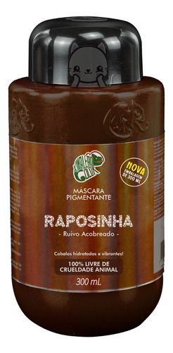 Tonalizante Ruivo Acobreado Raposinha 300ml - Kamaleão Color