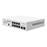 Switch Mikrotik 8p-eth 2p-sfp+ Poe Css610-8g-2s+in 10g 