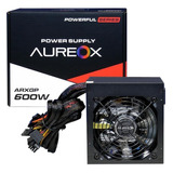 Fuente Pc Gamer Aureox Arxgp 600w Reales Cooler 120mm