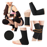 Vendas Elasticas Rodillas Muñequera Codera Tobillera Gym Set