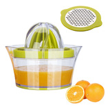 Exprimidor Naranjas Limones Jugo Citricos Manual + Rallador