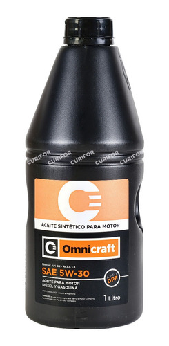 Aceite Motor 5w30 Sintético Omnicraft Dpf 1 Litro