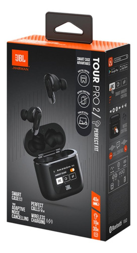 Audífonos Jbl Tour Pro 2 Anc Bluetooth Ipx5 Negro 