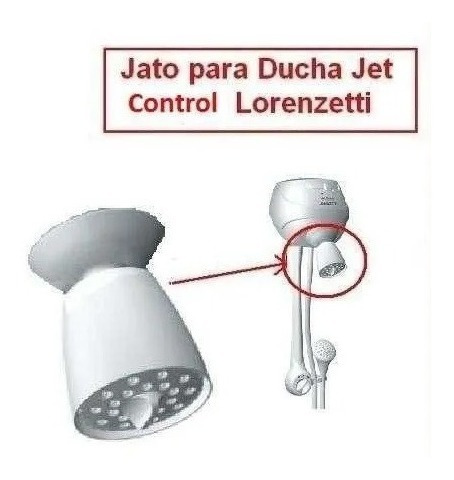 Jato Articulavel P/ Ducha Jet Control Ducha Relax Lorenzett