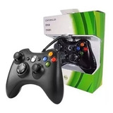 Controle Video Game Xbox 360 Pc Com Fio Joystick Manete X360