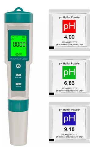 Medidor Portátil De Ph/tds Del Agua Con Analizador De Calida