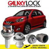 Birlos De Seguridad Nissan March Active Galaxylock Original