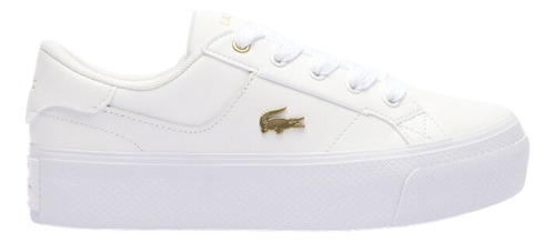 Tenis Lacoste Plataform Blanco Ziane Para Dama 47cfa0005_216