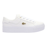 Tenis Lacoste Plataform Blanco Ziane Para Dama 47cfa0005_216