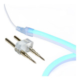 Conector H 2 Pin Para Tira Led Neon Flex Monocolor