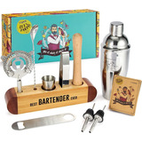 Kit De Bartending De Acero Inoxidable De Alta Calidad Coctel