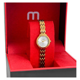 Relogio Mondaine Feminino Pequeno Social Dourado Original