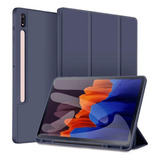 Capa Para Tablet Tab S7fe S8+ Com Teclado Bluetooth Touchpad