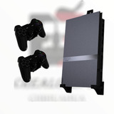 Kit Pro Soportes De Pared Para Ps2 Slim + 2 Sop. Controles 