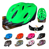 Capacete Bike Ciclismo Mtb Bicicleta Com Regulagem Cor Verde-limão Tamanho 56-62cm