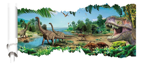 Pegatinas De Pared De Animales De Dinosaurio, Decoración Des