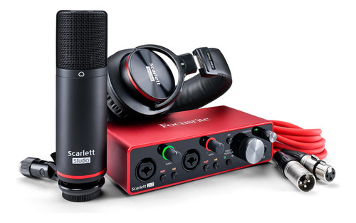  Kit De Audio Focusrite Scarlett 2i2 Studio  3.ª Gen
