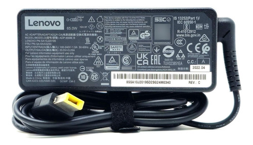 Cargador 65w Lenovo Thinkpad T480 Series