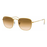 Lentes De Sol Rb Frank Rb3857n (dorado-café Degradado)