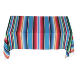 Manta De Sarape Mexicano, Mantel De Fiesta Con Forma De Arco