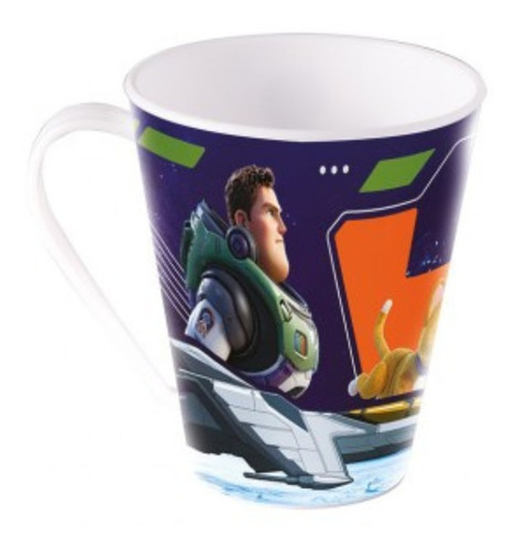 Caneca Plástica Buzz Lightyear 360ml Plasútil